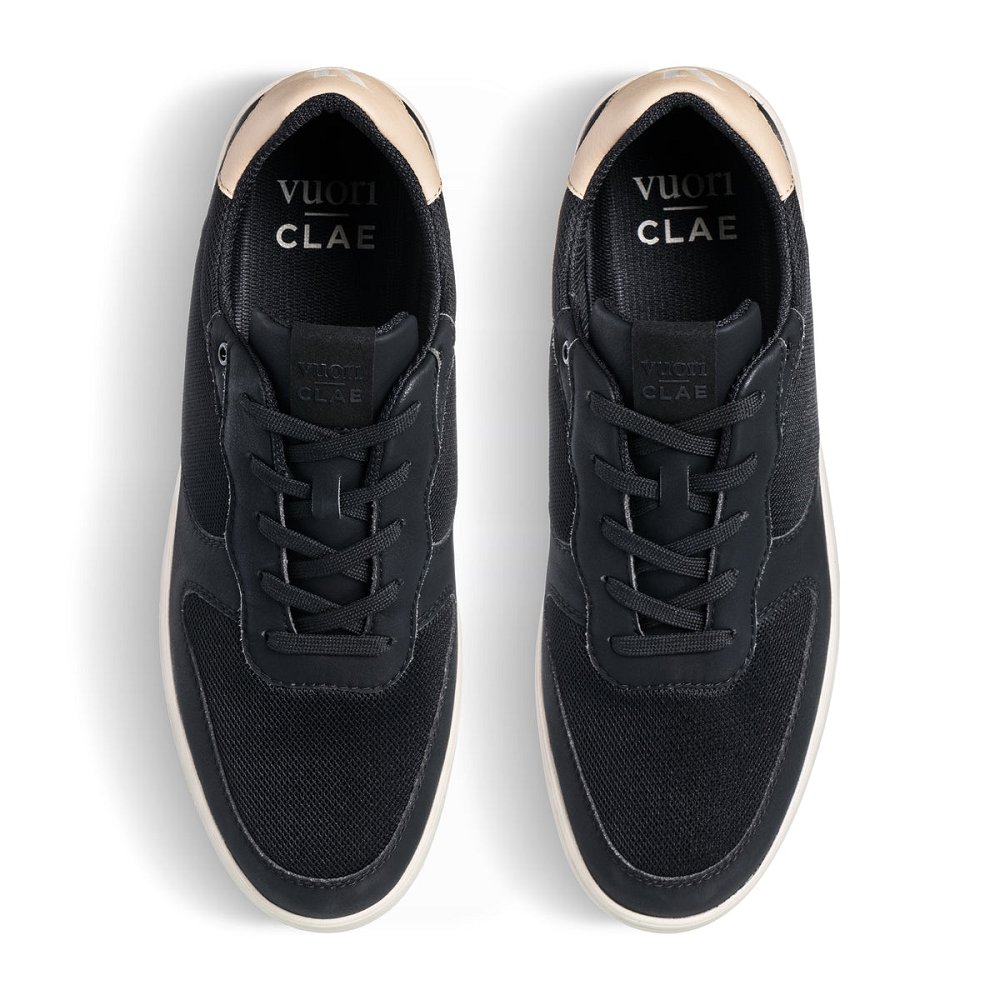 CLAE x Vuori MALONE LITE Shoes Mens USA024-Z96 In Black